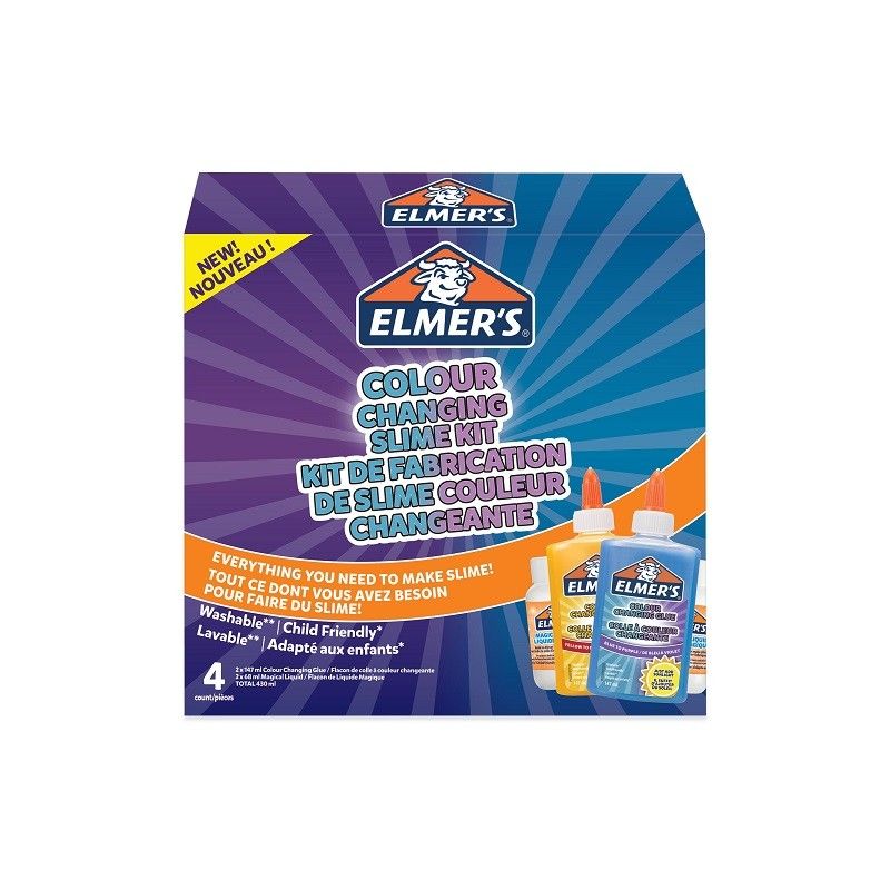 Elmer's 2109487 - Kleefstoffen voor kunst- en handwerk - blauw, geel