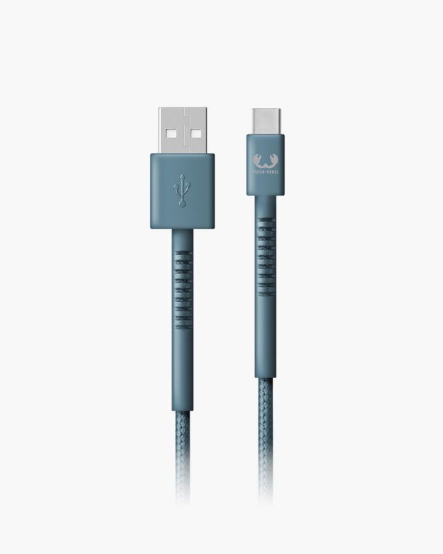 Fresh 'n Rebel 2UCC200DV USB-A naar USB-C Kabel - 2m - Blauw