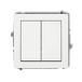 KARLIK ELEKTROTECHNIK DWP-2 série, blanc, cadre pour prises et interrupteurs