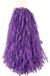 Merkloos Cheerball - met ringgreep - paars - 28 cm - pompom - Cheerleader verkleed accessoires