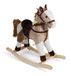 Bayer Chic 2000 405 07 - Hobbelpaard, schommeldier met geluid, lichtbruin, 75 x 30 x 71 cm, bruin