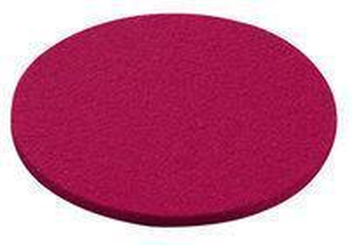 Daff Onderzetter - Vilt - Rond - 10 cm - Raspberry - Roze