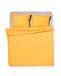 HEMA Housse de couette 240x200/220 cm coton doux jaune