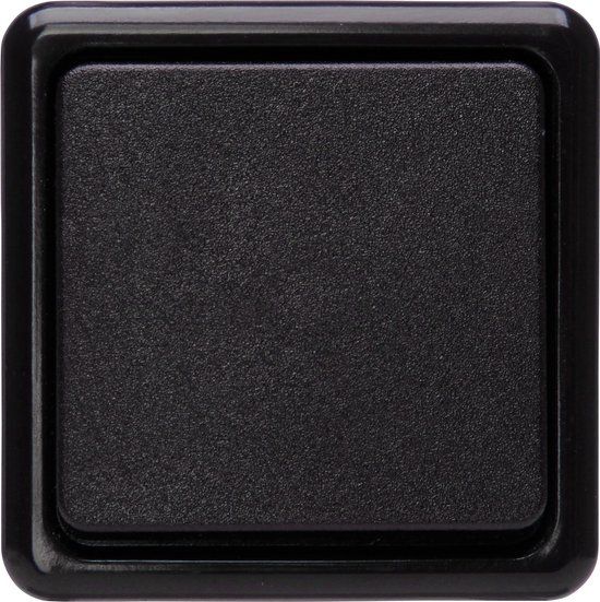 Kopp Wisselschakelaar 10A - Zwart - Opbouw