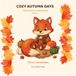 Cozy Autumn Days: A Bold & Easy Coloring Book