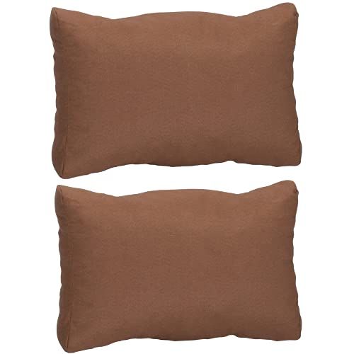 Be O LKR AU04 Lounge-hoofd/rugkussen ca. 60 x 40 cm, 20 cm dik, zand