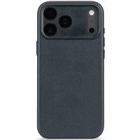 Decoded Leather Backcover MagSafe voor de Apple iPhone 17 Pro - Navy Shadow