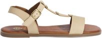 DESA Sandalen Leer Beige Vrouwen Maat 38