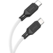 HOCO X90 USB-C Data- en Oplaadkabel - USB-C, 60W, 1m, Wit