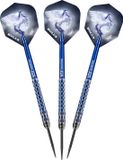 Bull's Blue Pegasus Type C Steeltip Dartpijlen 95% Tungsten - Rechte Barrel - Pixel Grip - Ring Grip