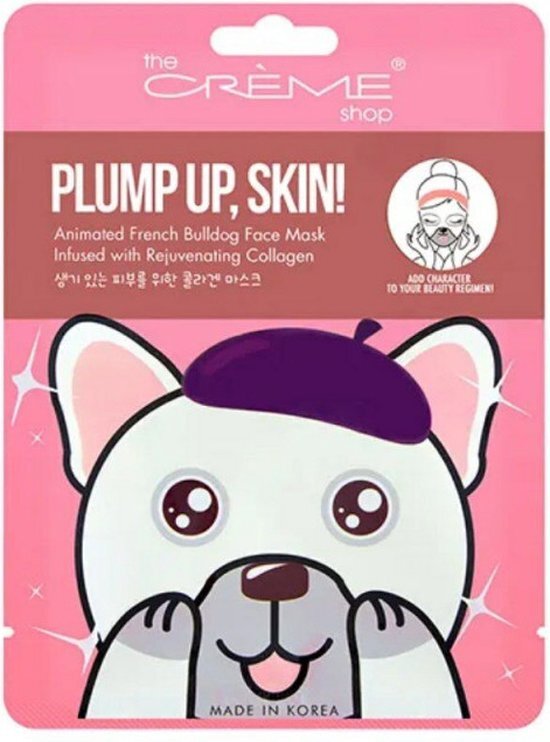 Gezichtsmasker The Cr&#232;me Shop Plump Up French Bulldog (25 g)