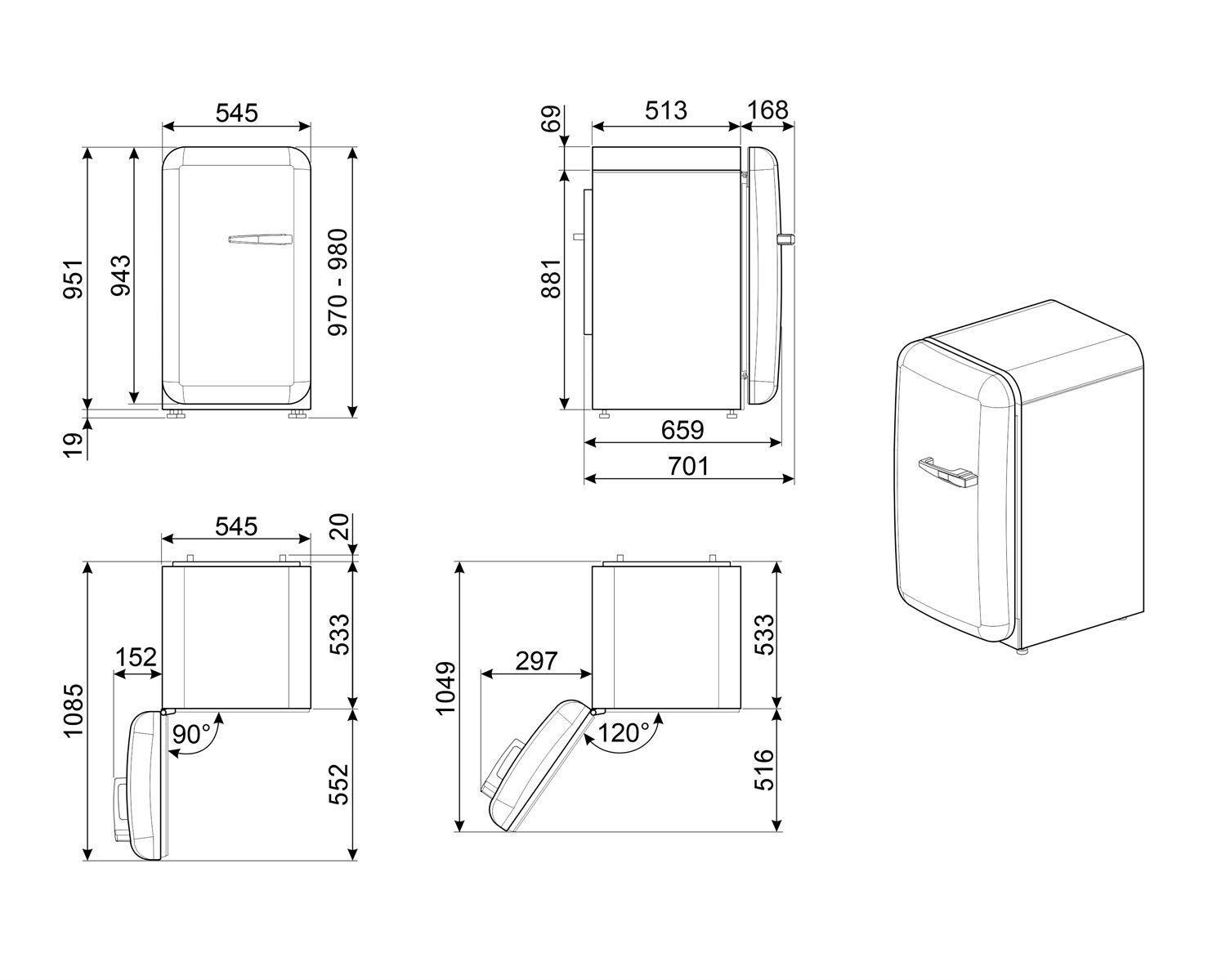 Smeg FAB10LOR6