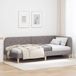 Maison Exclusive - Cadre de lit d'angle taupe 100 x 200 cm tissu