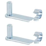 Cyclingcolors 2 x Veiligheidsas Veerclip 10mm 58mm Gasveer Universele Kop Eindstuk Vork Voertuig Pen Bekken