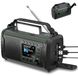 Radio d'urgence Dab+ FM 27000 mAh Zwengel et énergie solaire Bluetooth 5.3