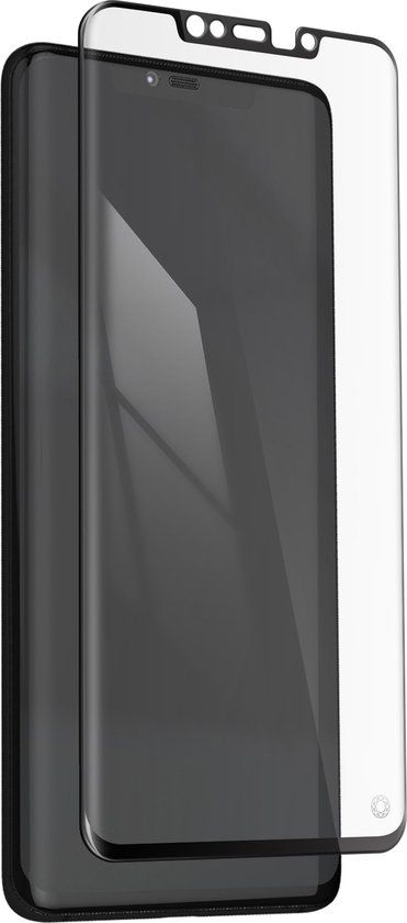 Force Case Screenprotector voor Huawei Mate 20 Pro - Gehard Glas, Transparant Zwart