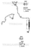 TRISCAN conduite haute pression et conduite basse pression climatisation 9010 29073 pour AUDI A6 Avant (4G5, 4GD, C7)