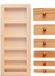 Wooden Story Blocs de puzzle en bois larges et étroits