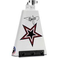 Latin Percussion Tommy Lee Rock Star Signature Cowbell, wit met grafische kunst, 8" (LP009TL)