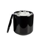 Drinkstuff Ronde geïsoleerde ijsemmer, zwart, 4 liter