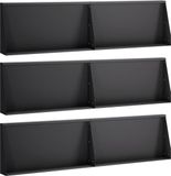 vidaXL Keermuur - 6 stuks - 80 x 12 x 30 cm - Staal - Zwart