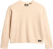 Superdry Essential Trui met Ronde Hals Dames UK16-EU44 Shadow Pale Pink
