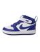 Nike Court Borough Mid 2 schoen voor jongere kinderen, CD7783, White Deep Night White, 28.5 EU