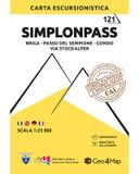 121. Geo4Map 121. Simplonpass Briga - Passo Del Sempione - Gondo - Via Stockalper. Carta escursionistica 1:25.000