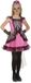 VIVING COSTUMES / JUINSA - Kostuum Dia de los Muertos rose pour fille - 122/134 (7-9 ans)