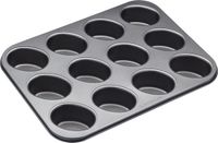 MasterClass brownieblik met 12 vakjes en anti-aanbak laag - 35,5 x 26,5 cm