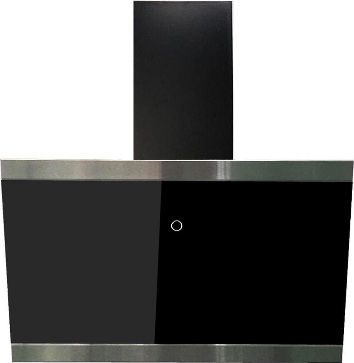 Meister Schuine afzuigkap 60 cm - A++ label - zwart - 479,8 m3/h - Touchscreen - Glas - CH89060S