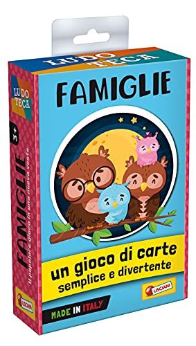 Liscianigiochi Lisciani Giochi - Ludoteca Le Cards van de kinderen gezinnen, meerkleurig, 89116