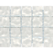 Casa Linea Lot De 20 Tesselles Or Blanc/argent Martele - Trame Nylon - 20 Pièces 2 X 2 X 0,38 Cm
