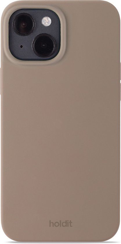 Holdit Silicone Case geschikt voor Apple iPhone 14 / 13 - Mocha Brown