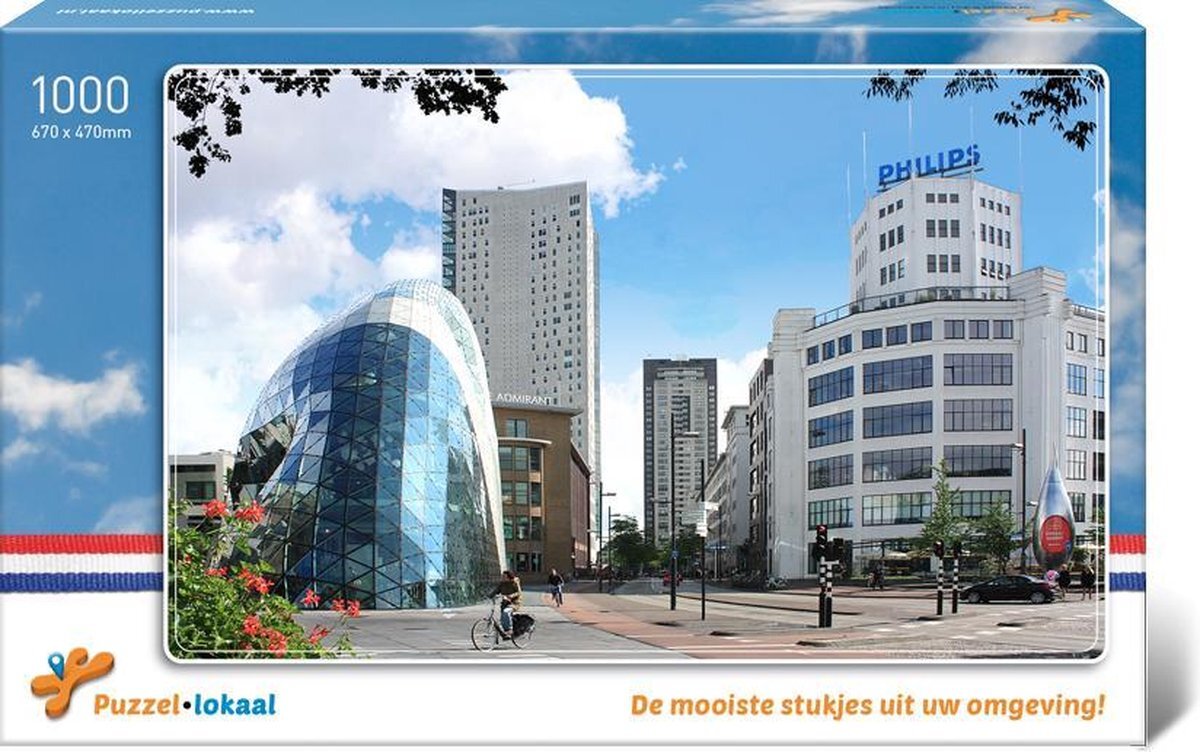 Puzzellokaal Puzzels - Blob - Eindhoven - Legpuzzel - 1000 stukjes