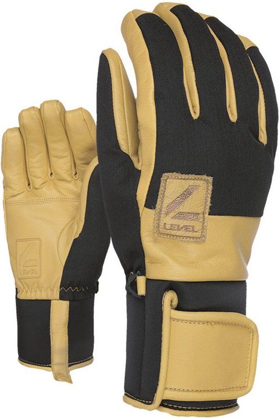 Level Rover Handschoenen Geel, Zwart M Man