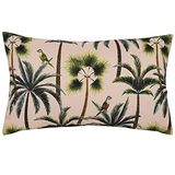Evans Lichfield Palmen Outdoor Kussenhoes, Blush, 30 x 50cm