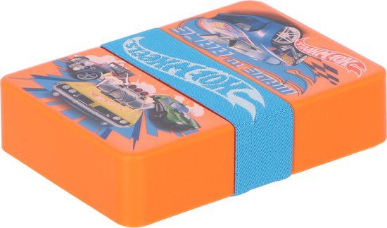 4KidsOnly Hot Wheels Lunchbox Meerkleurig Kunststof Vanaf 3 jaar