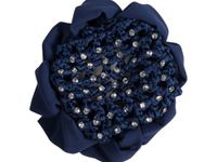 HKM Crystal Haarnetje voor dames Donkerblauw One Size