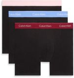 Calvin Klein Boxershorts pour homme 3-Pack Icon Uni Noir Coton/Élasthanne Taille M