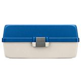 Plastica Panaro 118585, viskoffer unisex volwassenen, wit/blauw, 335 x 153 x 148 mm