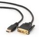 PremiumCord High Speed Kabel 3 m HDMI A - DVI-D M/M, compatibel met video Full HD 1080p, Deep Color, 3D, ARC, HDR, 4,95 Gbps, vergulde aansluitingen, zwart
