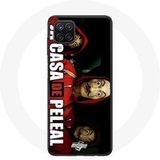 Maniacase Etui voor Samsung Galaxy A42 5G La casa de papel Maskers van Dali
