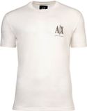Armani Exchange Printed Round Neck Short Sleeve T-shirt - White Shirts