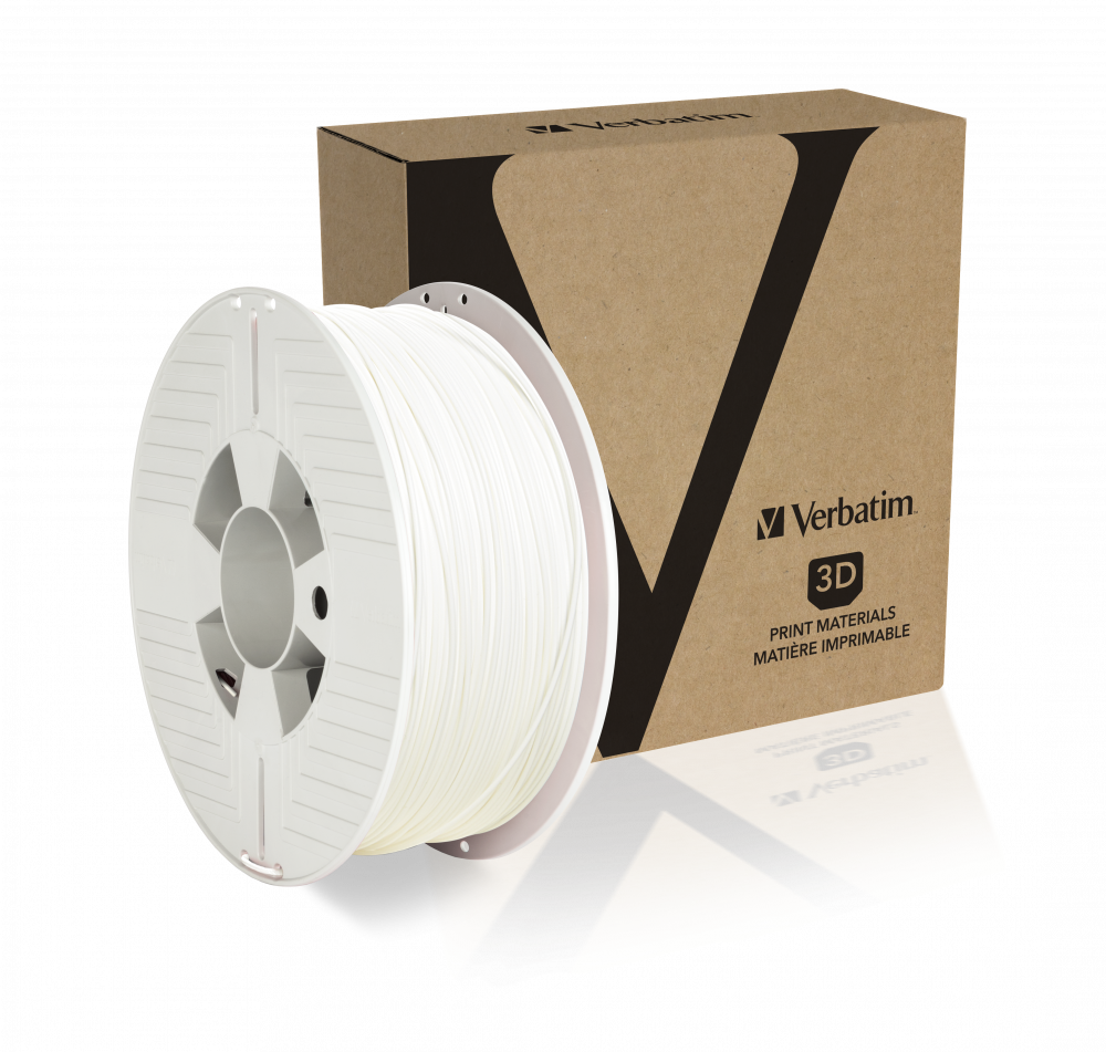 Verbatim 55027 3D Printer Filament ABS 1.75mm - White - 1 kg