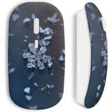 Maniacase Draadloze muis sneeuw blauw