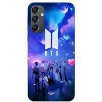 Maniacase Coque Pour Samsung Galaxy A54 BTS groupe symbol army