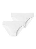 Schiesser Invisible Light slip dames wit effen 2-pack
