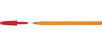 BIC Orange Original Dunne Balpennen Dunne Punt (0,8 mm) - Rood, Doos van 20 Stuks
