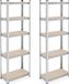 Merkloos Relaxdays Stellingkast - set van 2 - 180x60x30 cm - 500 kg